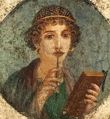 Affresco da Pompei, cosiddetto "Saffo"